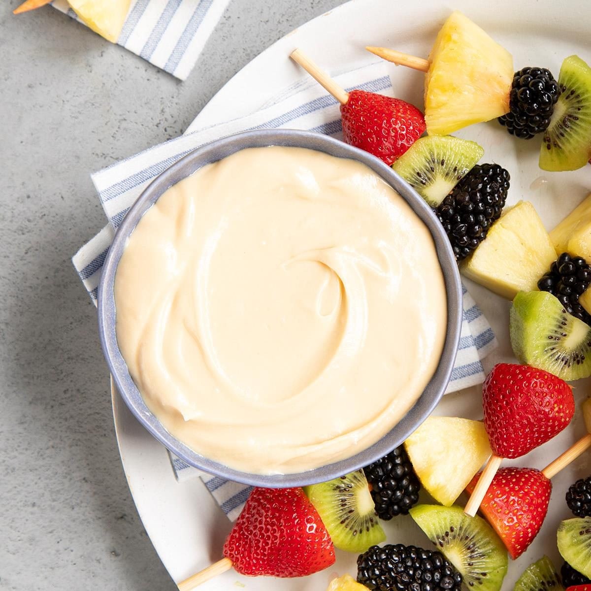 The Fresher Cream Cheese Fruit Dip: No Marshmallow Fluff Needed